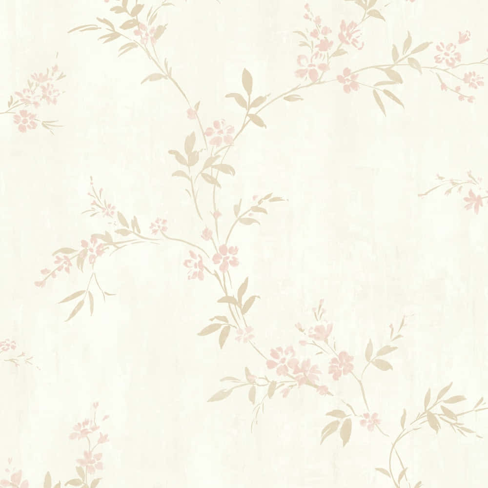Modest Floral Pattern Wallpaper