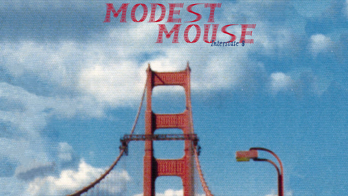 Modest Mouse At Dusk - Underneath the Bridge Album Cover Wallpaper