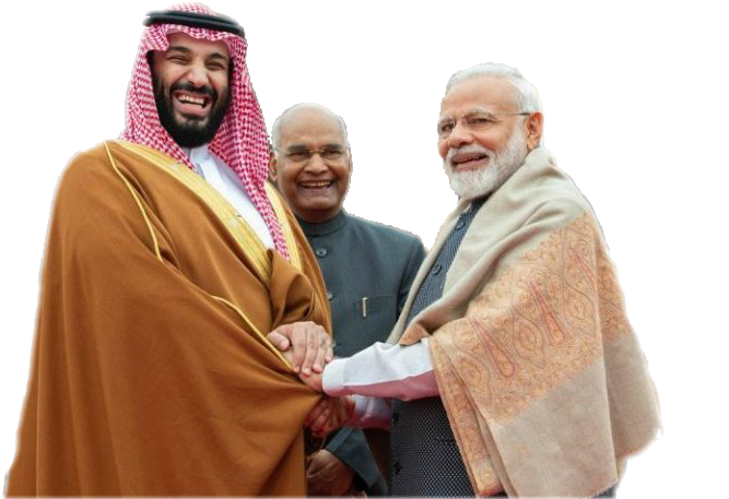 Modi_with_ Dignitaries_ Handshake PNG