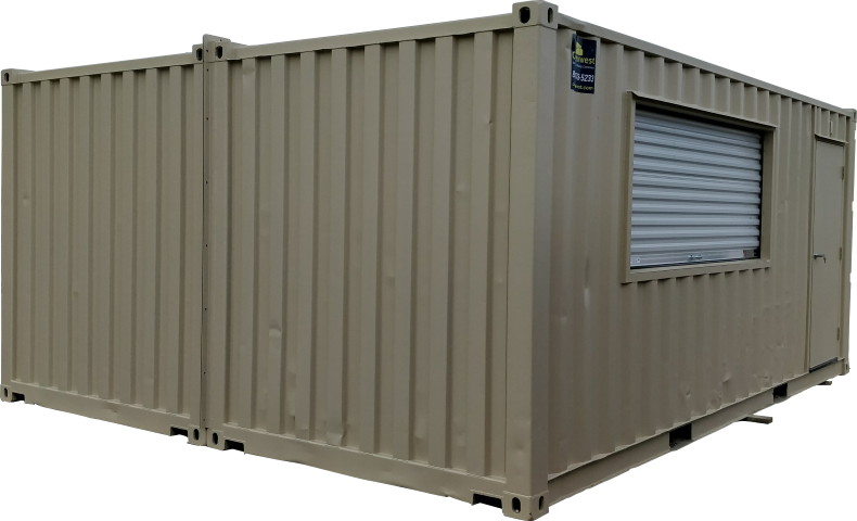 Modified Shipping Container Office PNG