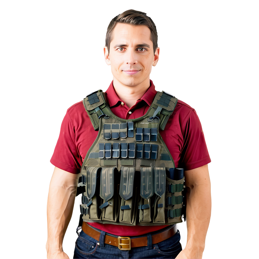 Modular Bulletproof Vest Png 06262024 PNG