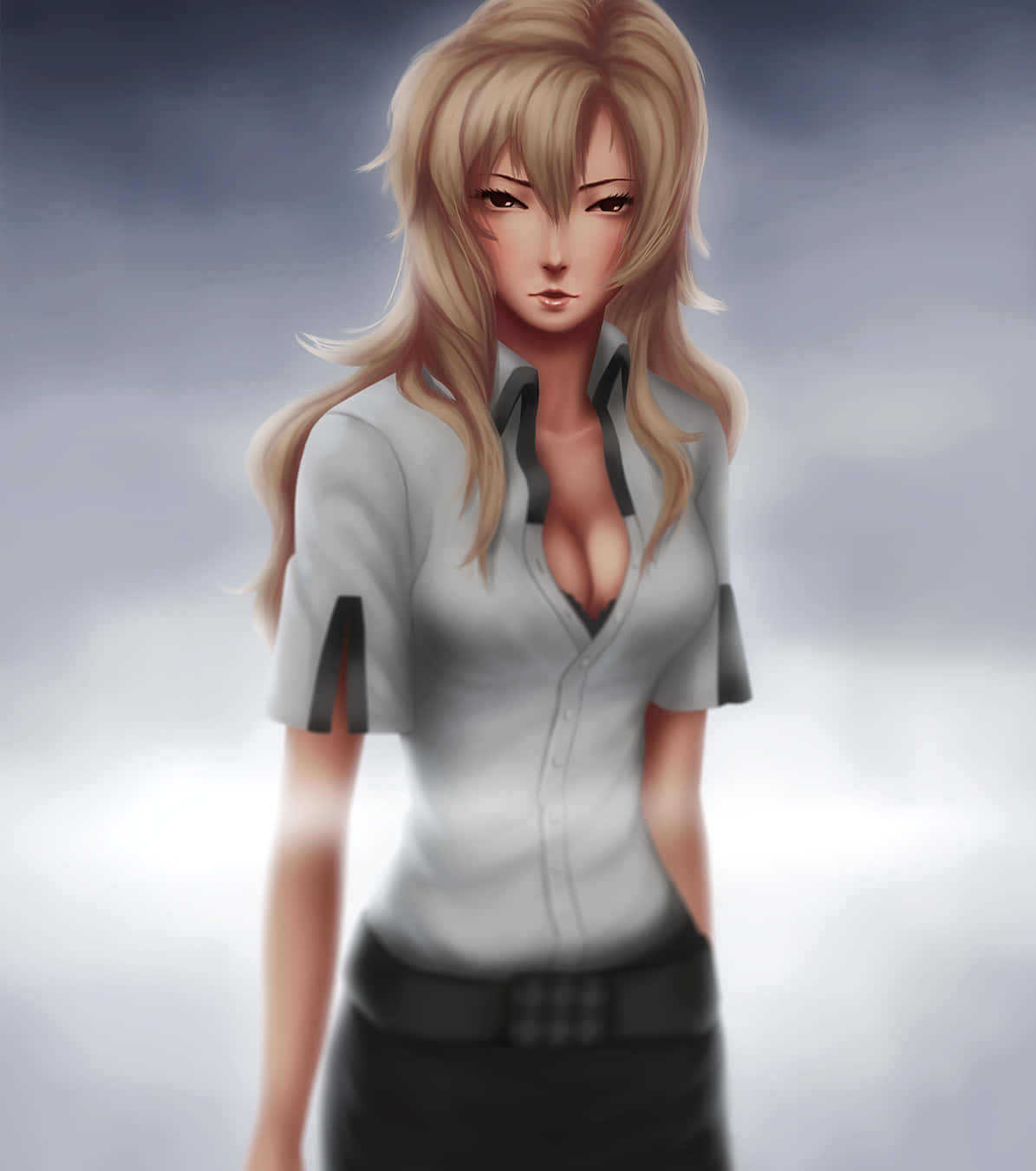 Moeka Kiryu - Charming And Mysterious Character From Steins;gate Wallpaper