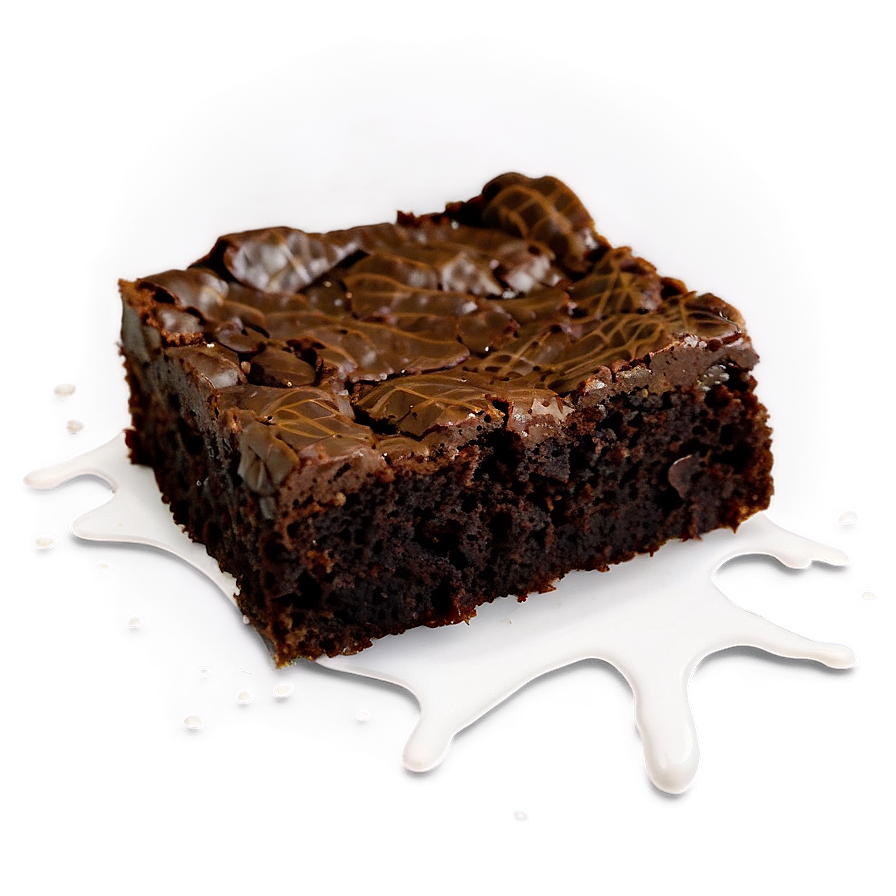 Moist Brownie Slice Png Ewk83 PNG