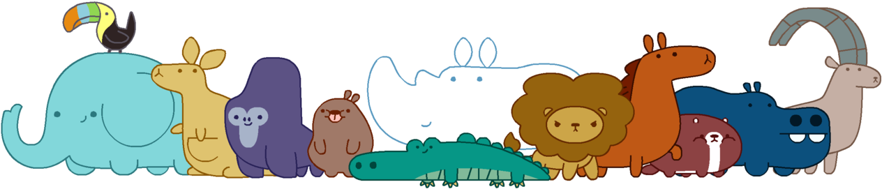 Molangand Friends Cartoon Characters PNG
