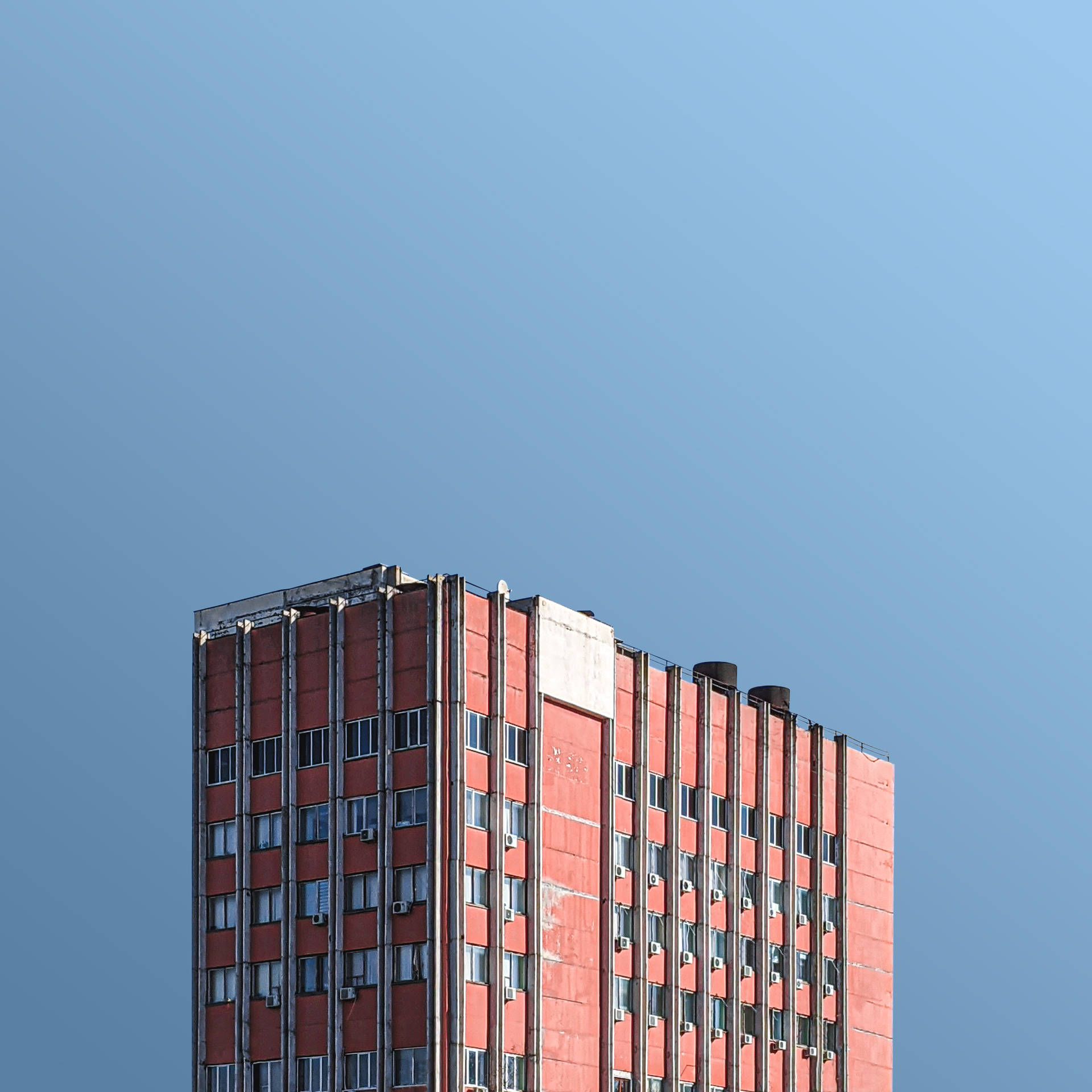Moldova Chisinau Red Building