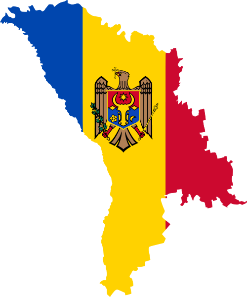 Moldova Mapwith Flagand Coatof Arms PNG