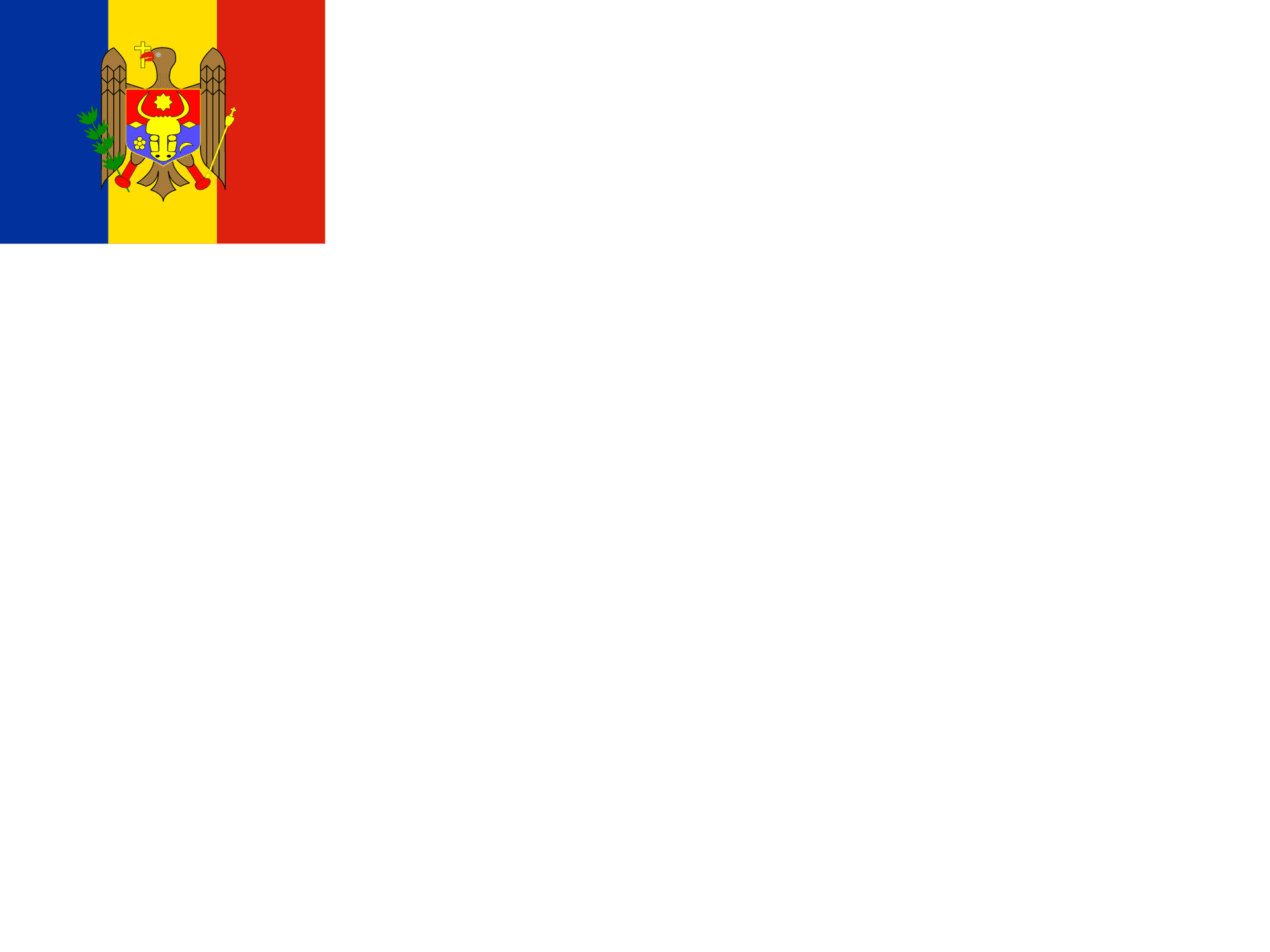 Moldova National Flag PNG