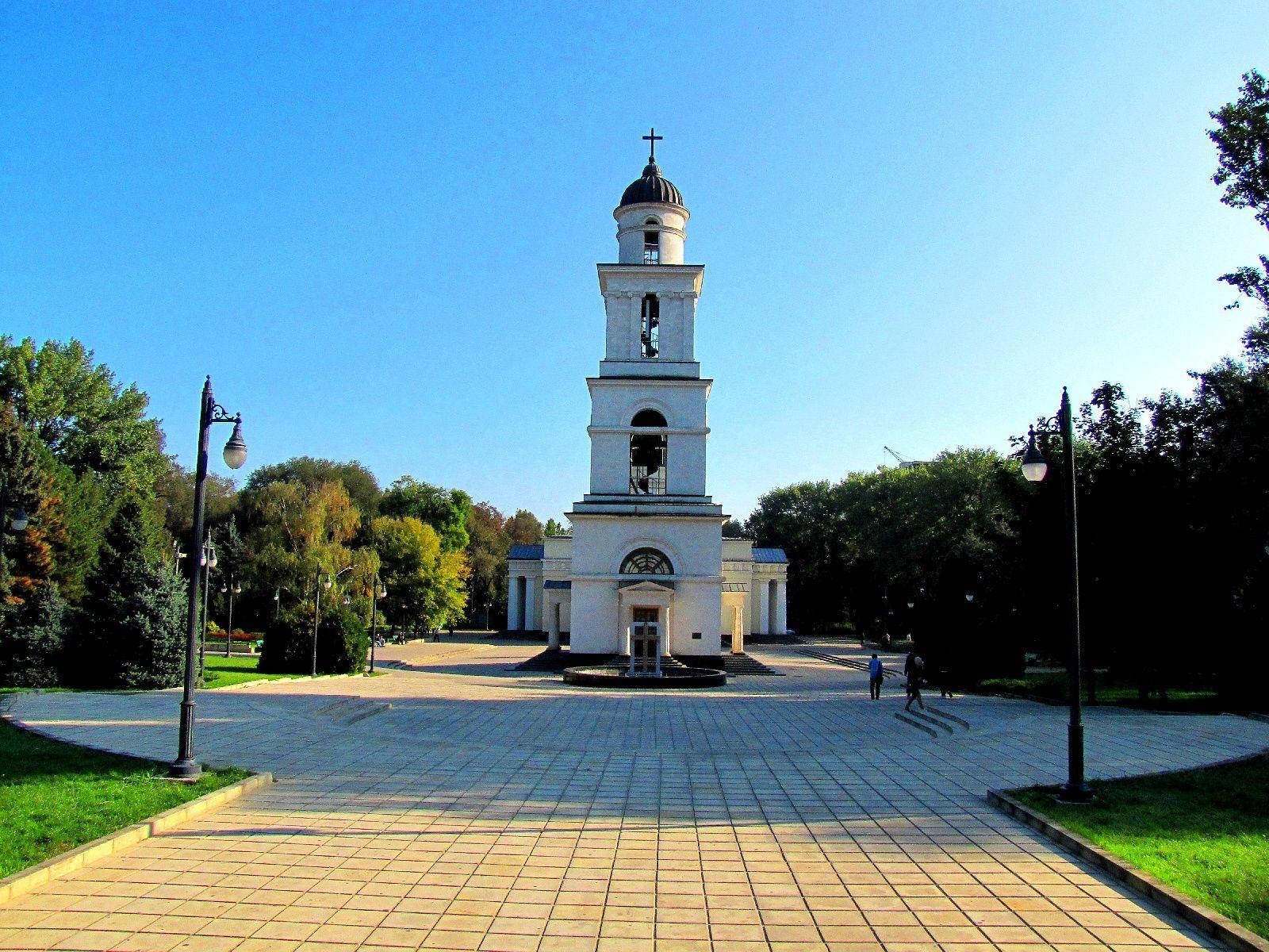 Moldovas Church Tower Wallpaper