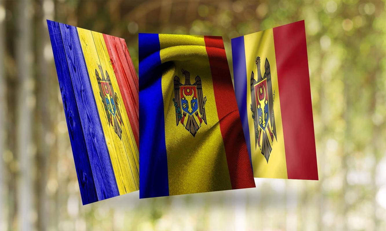 Moldovas Flag Variety Background