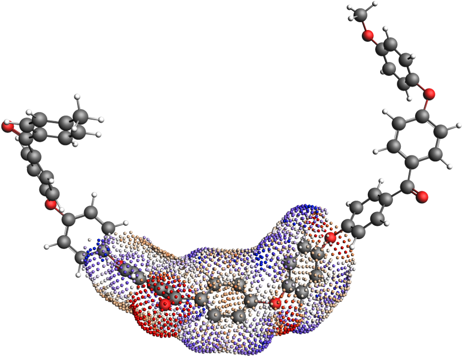 Molecular Interaction3 D Model PNG