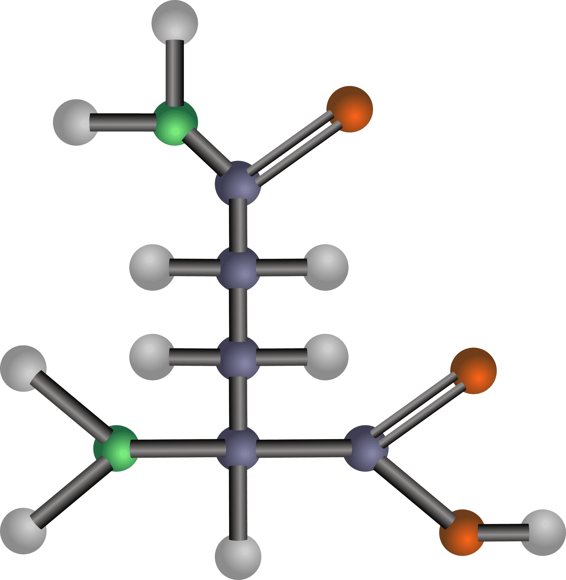 Molecular_ Structure_of_ Aspartic_ Acid PNG