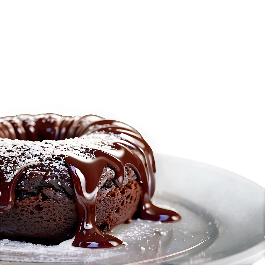 Molten Chocolate Cake Png 05042024 PNG