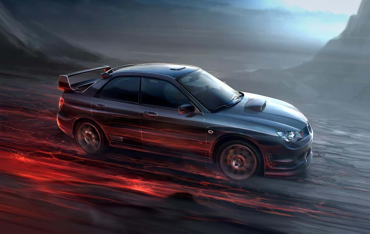 Molten Speed Subaru Impreza Wallpaper