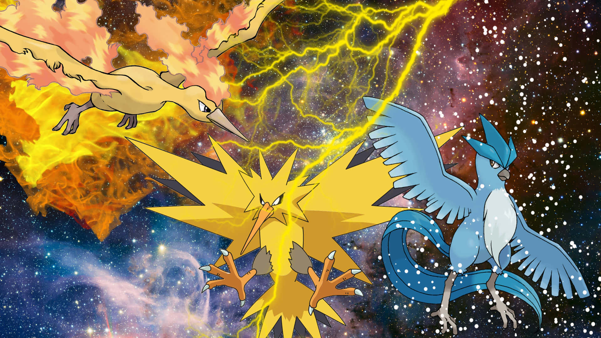 Moltres Ascending - Legendary Pokemon In Flight Wallpaper