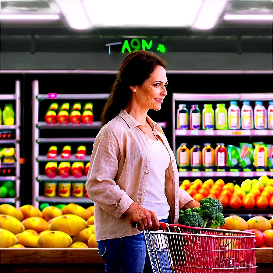 Download Mom At Grocery Store Png Esi | Wallpapers.com