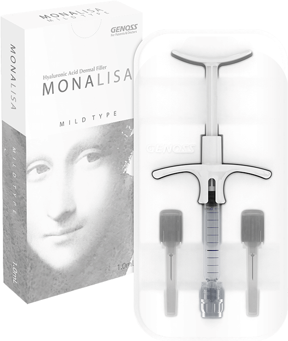 Mona Lisa Dermal Filler Packaging PNG