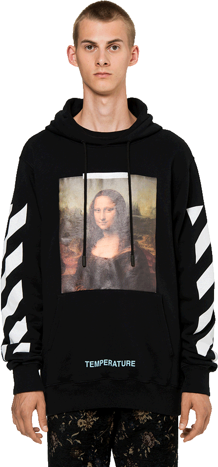 Mona Lisa Hoodie Fashion PNG