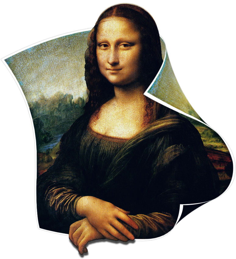 Mona Lisa Iconic Smile PNG
