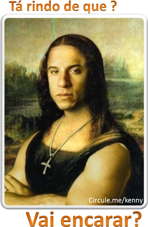 Mona Lisa Parodywith Modern Man PNG