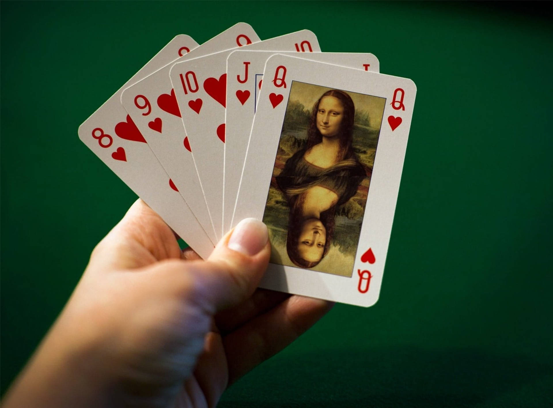 Mona Lisa Poker Wallpaper