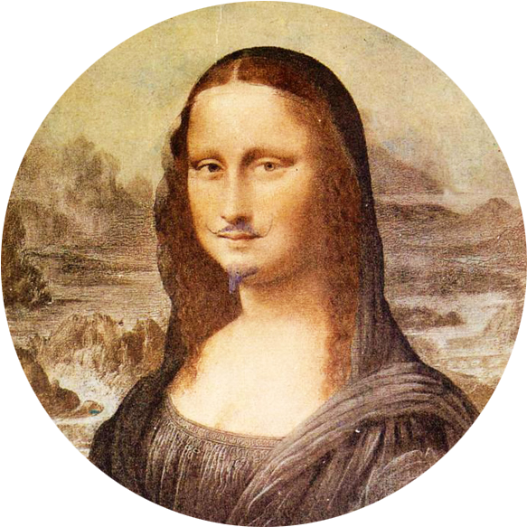 Mona Lisa Portrait PNG