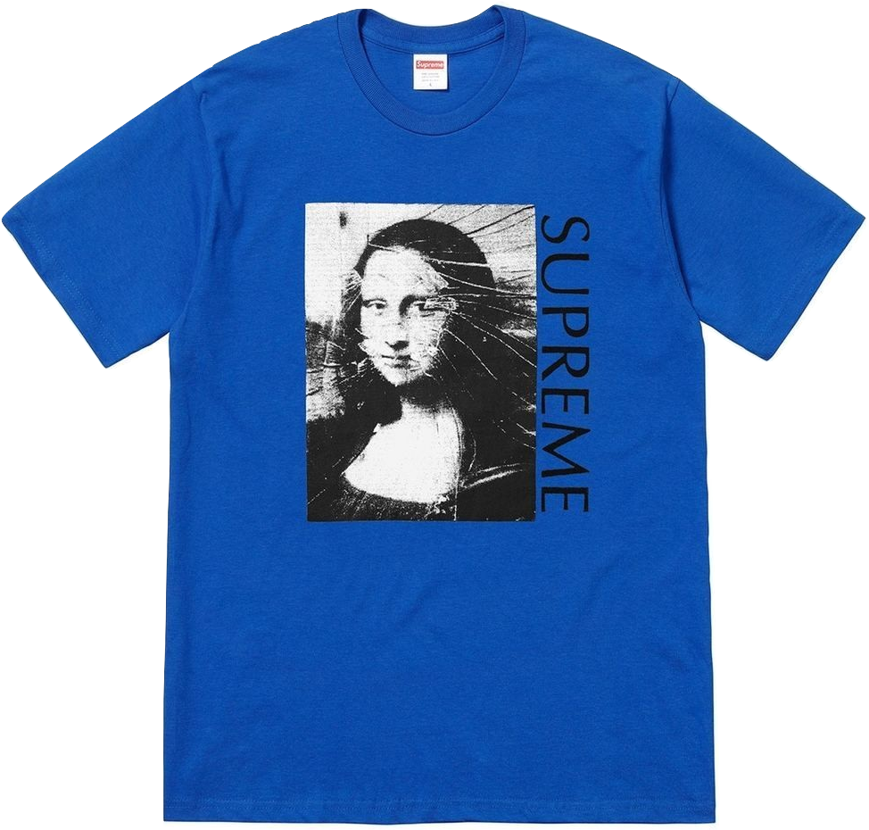 Mona Lisa Supreme T Shirt Design PNG