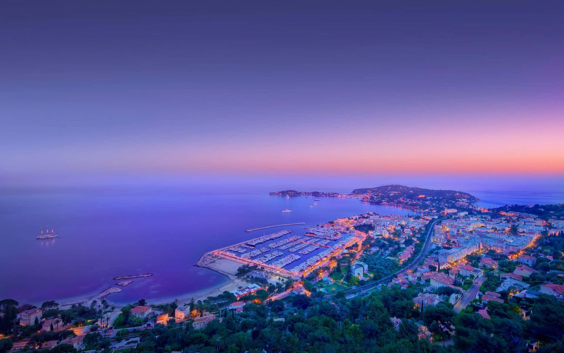 Imagendel Cielo Púrpura De Mónaco