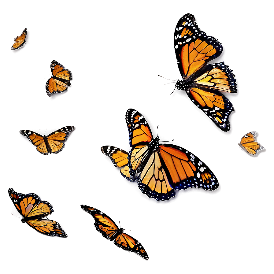 Monarch Butterfly Migration Png 45 PNG