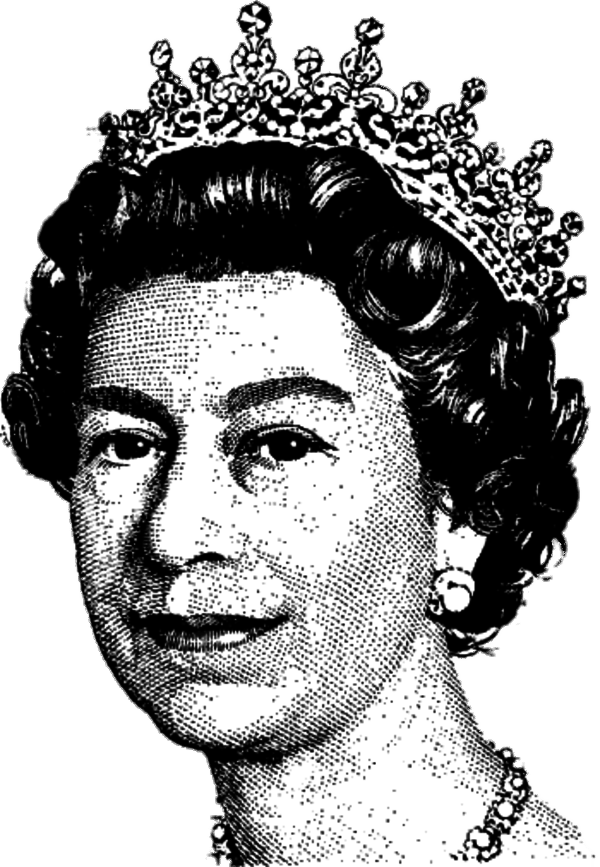 Monarch Portrait Graphic PNG