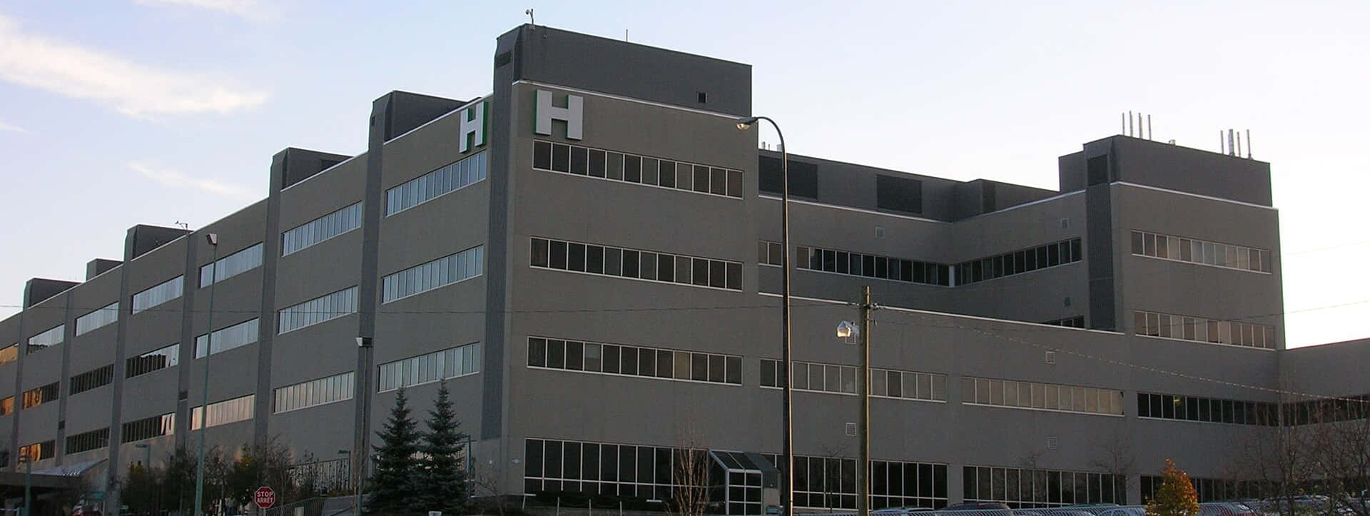 Vue Extérieure De L'hôpital De Moncton Fond d'écran