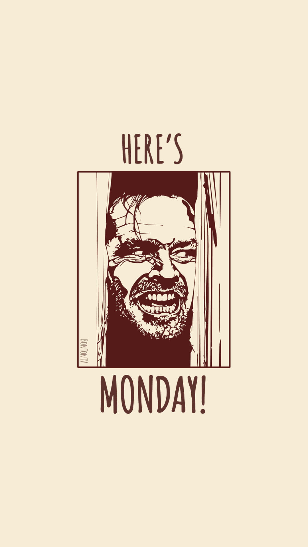 Here's Monday The Shining Book Cover Art Picture
