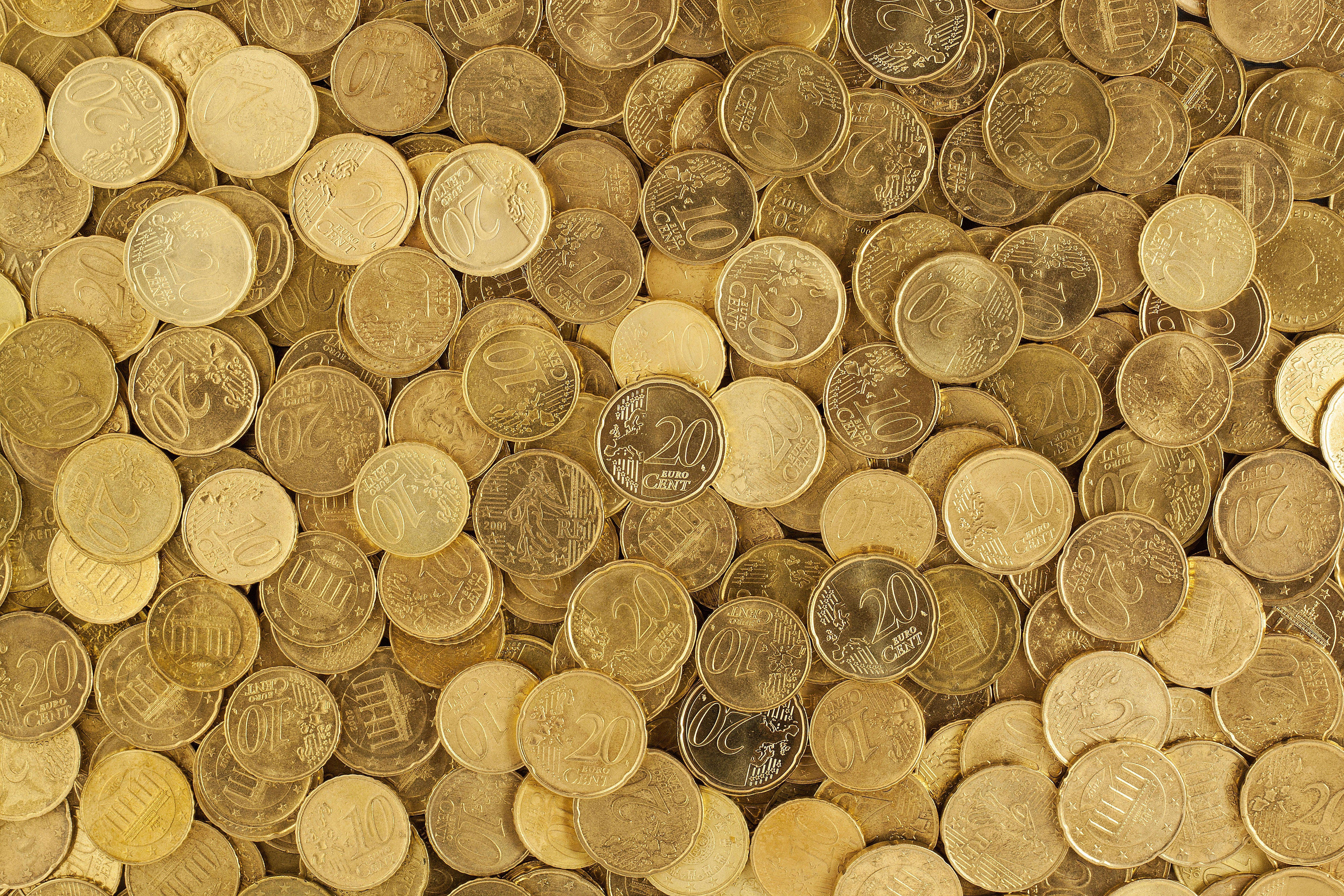 Money Background Gold Aesthetic Coins Wallpaper