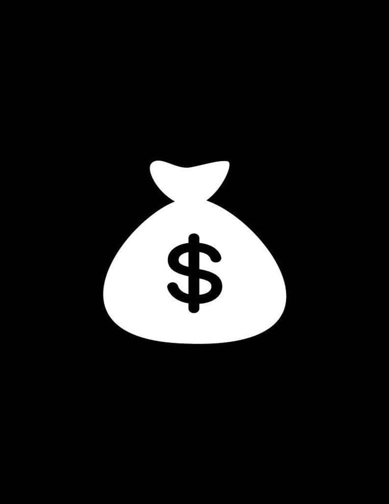 Download Money Bag Dollar Sign Graphic Arts Wallpaper 