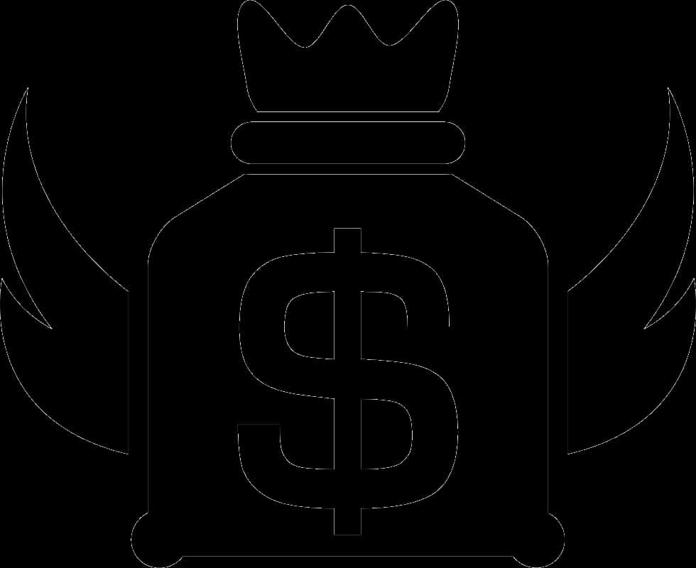 Money Bag With Wings Icon PNG