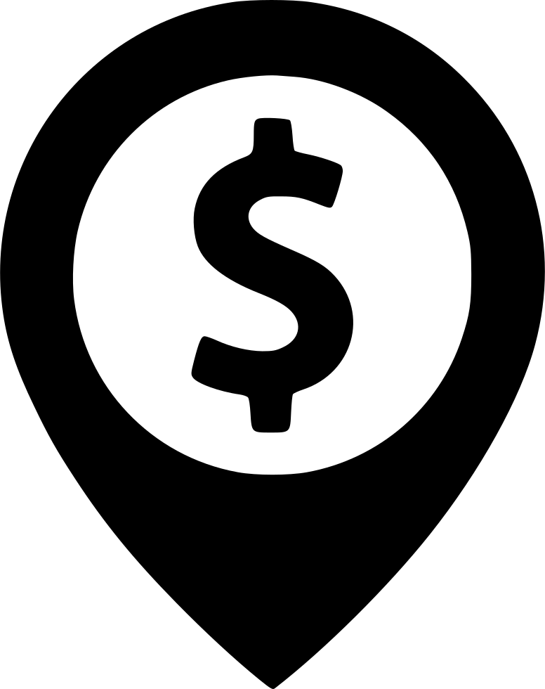 Money Location Icon PNG