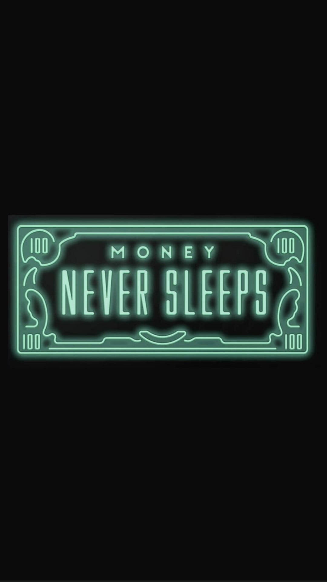 Money Sleep Art Wallpaper