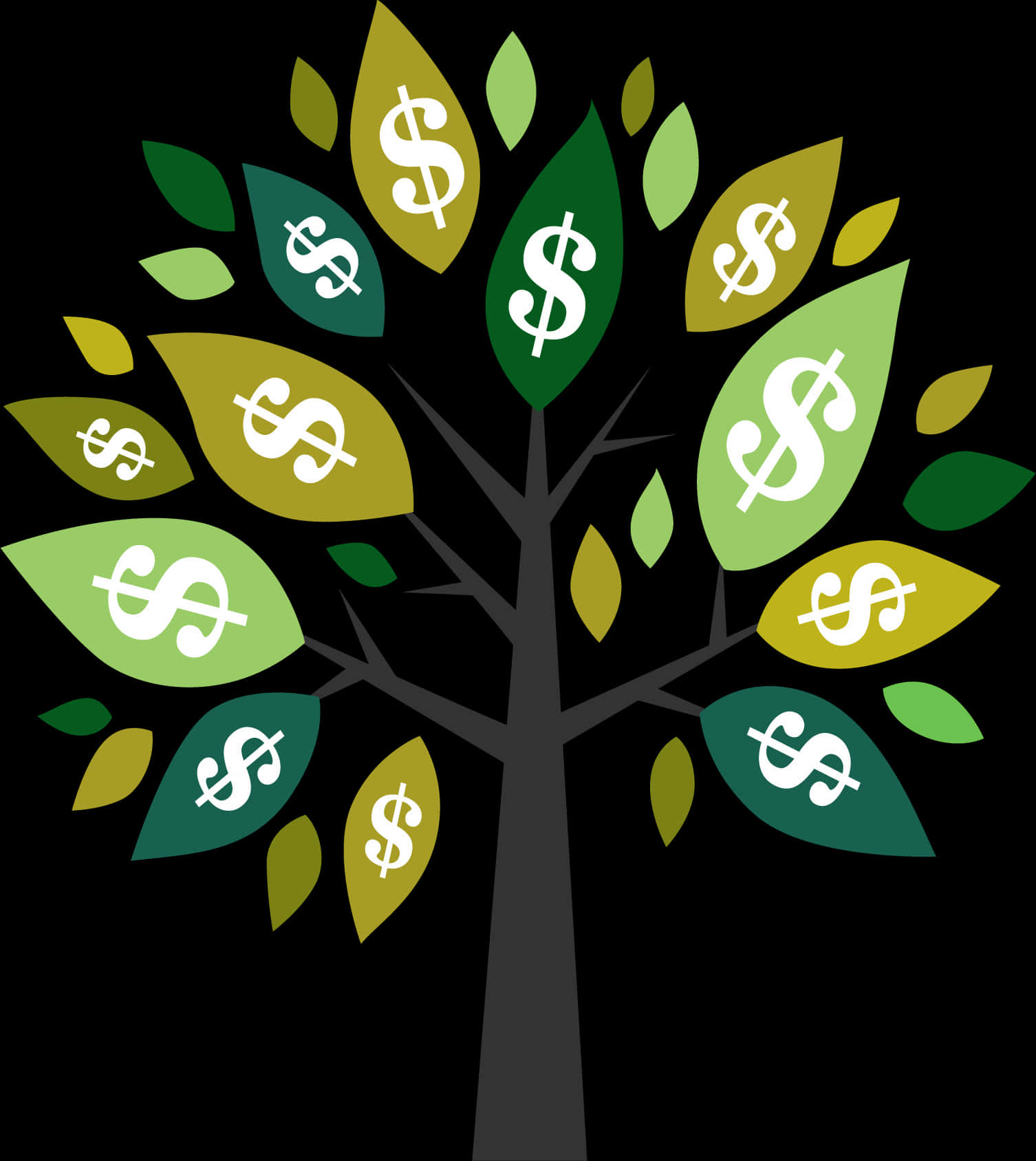 Money Tree Concept PNG