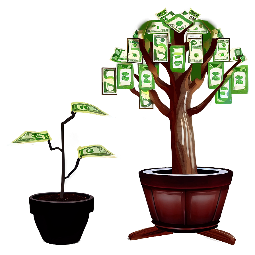 Money Tree In Pot Png 21 PNG
