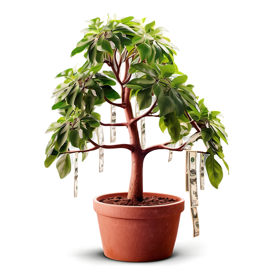 Money Tree With Bright Background Png Xfd11 PNG