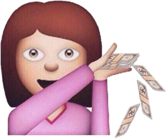 Money_ Flinging_ Emoji_ Meme.png PNG