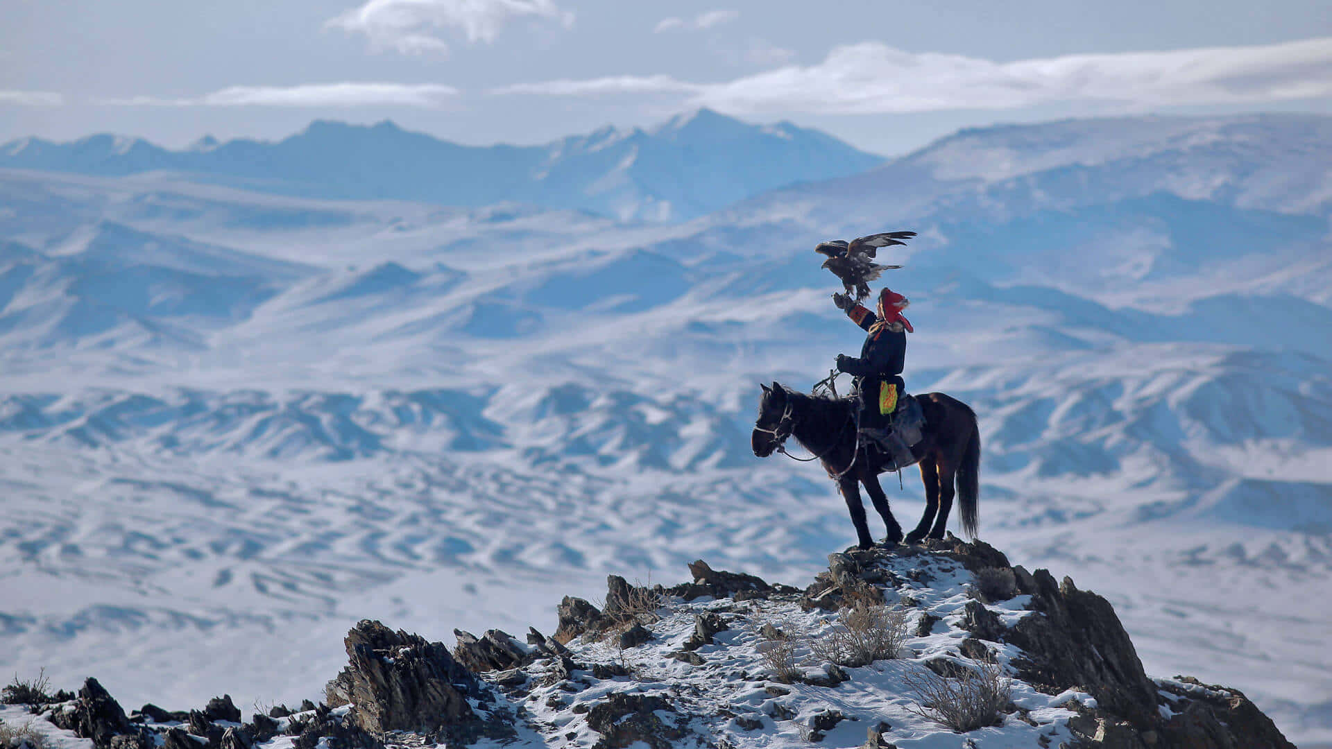 Unavista Dello Splendido Paesaggio Della Mongolia