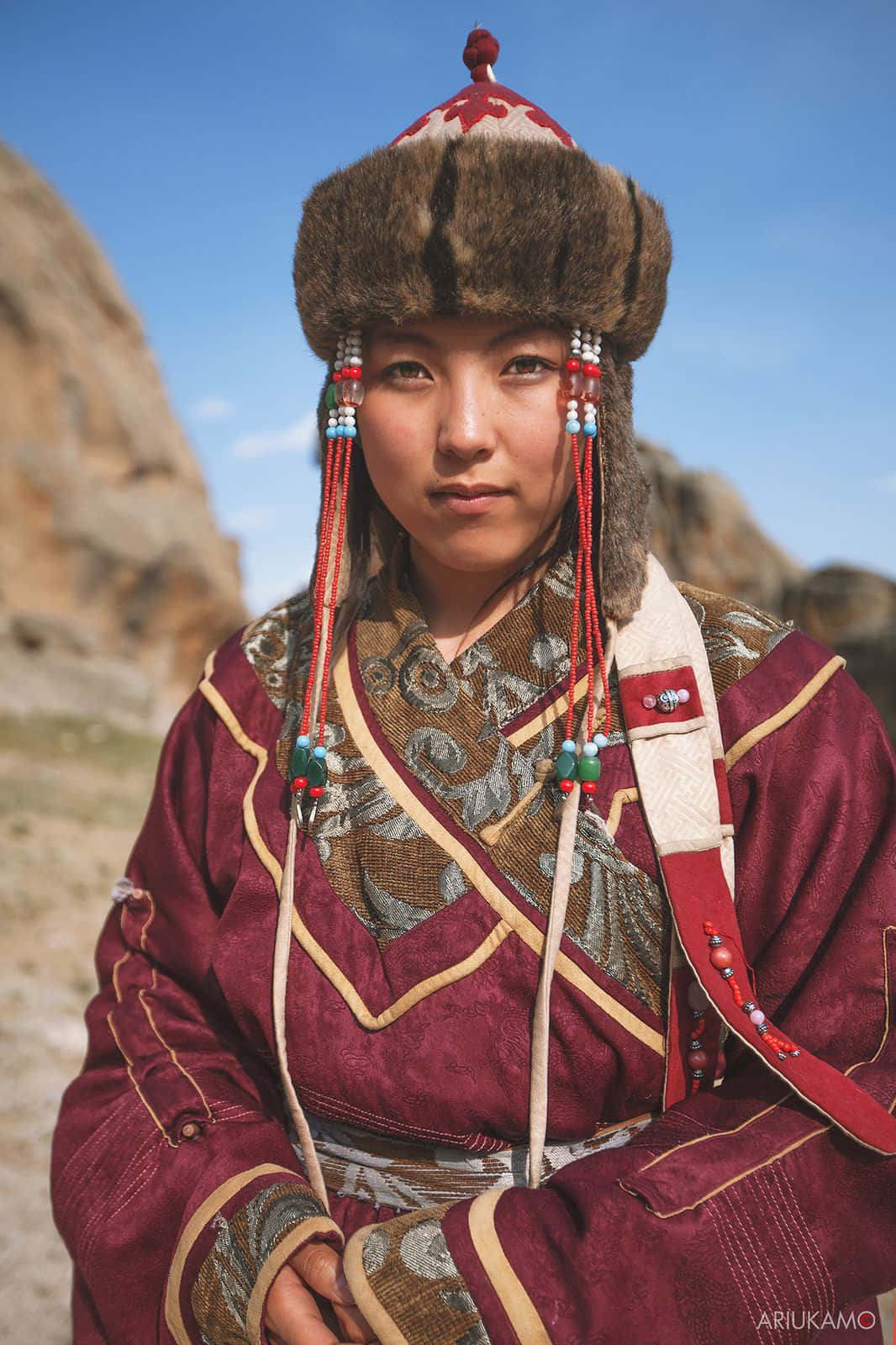 Mongols Mongolian Girl Clothing Picture