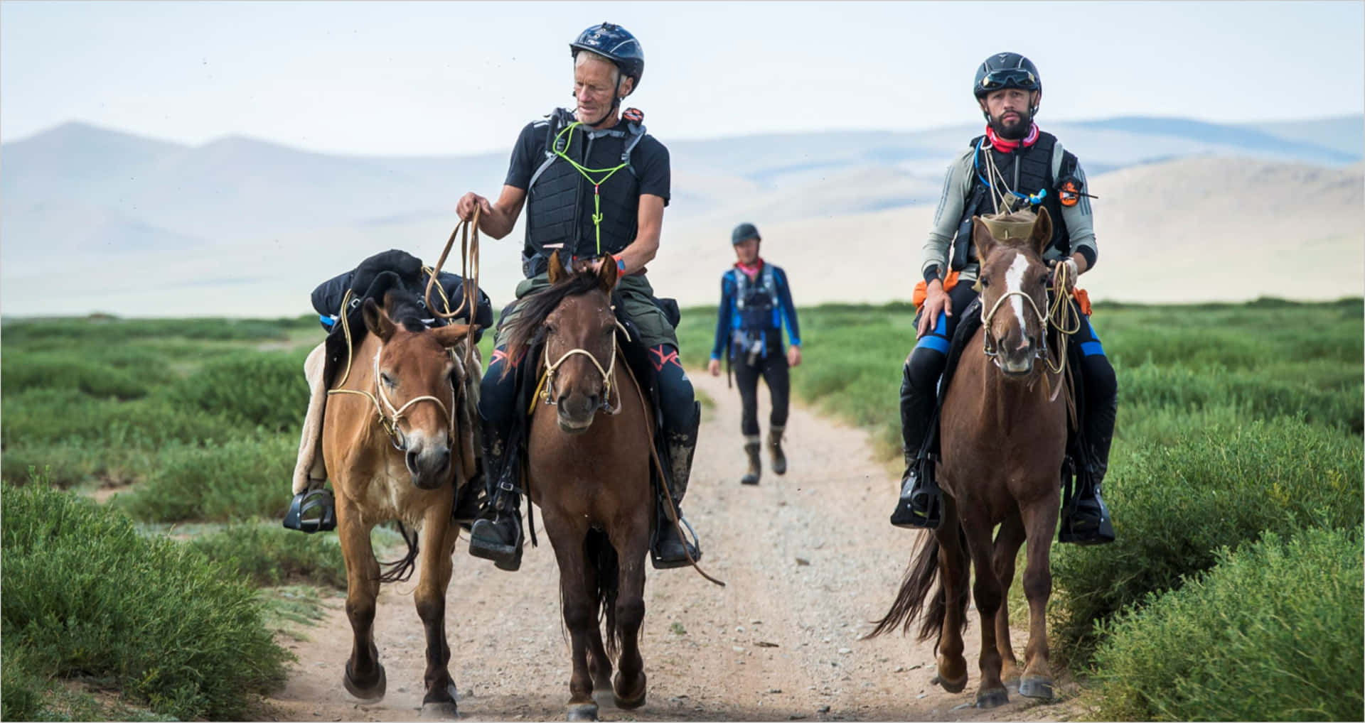 Mongolkavallerietmongol Derby Hästbild