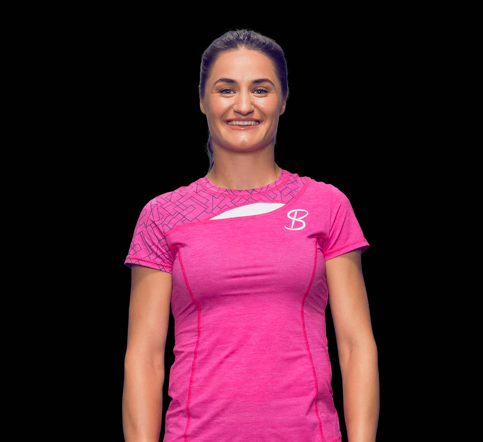 Monica Niculescu With White Background Wallpaper