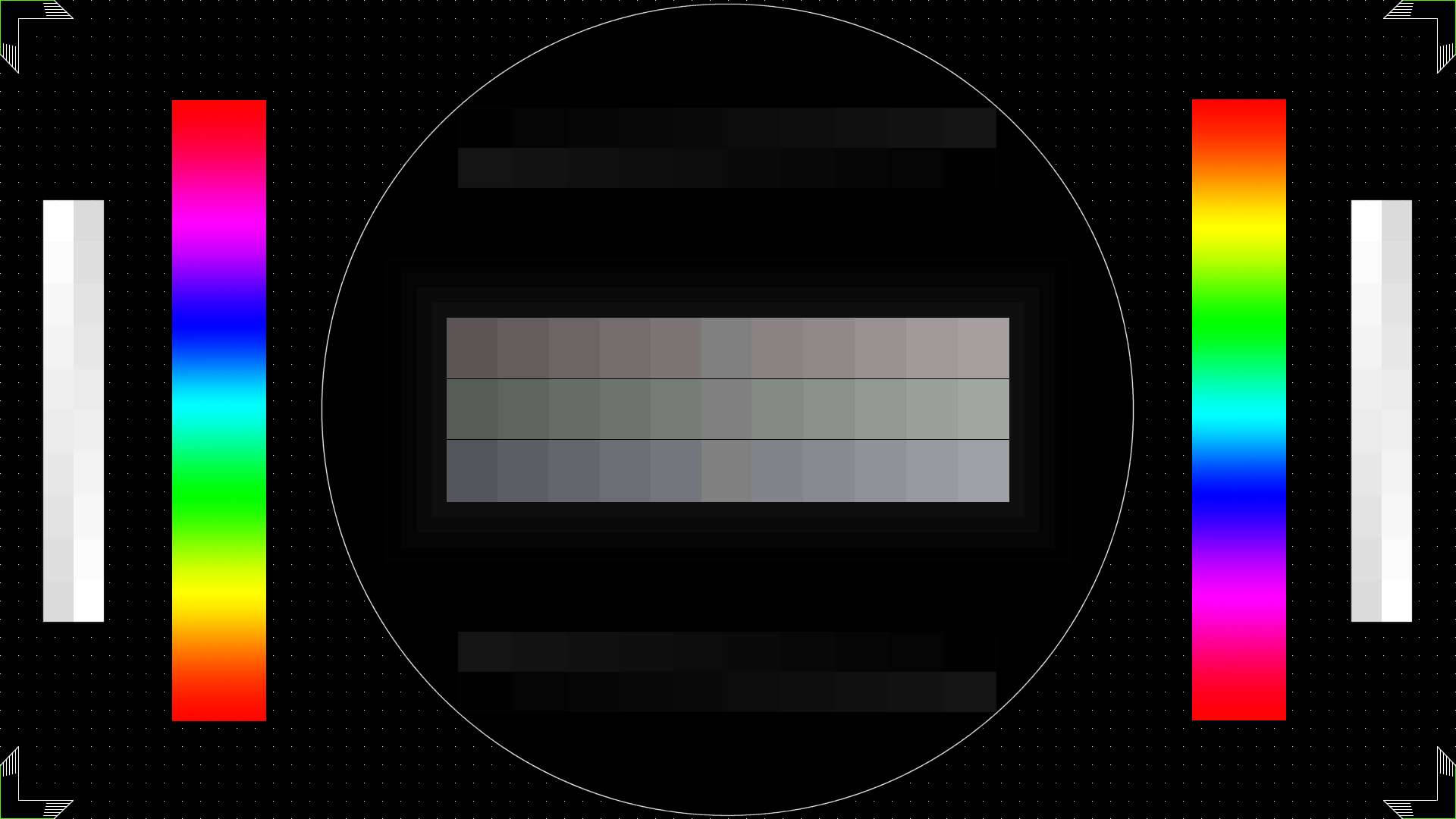 Testdi Calibrazione Del Colore Dello Schermo Del Monitor Sfondo