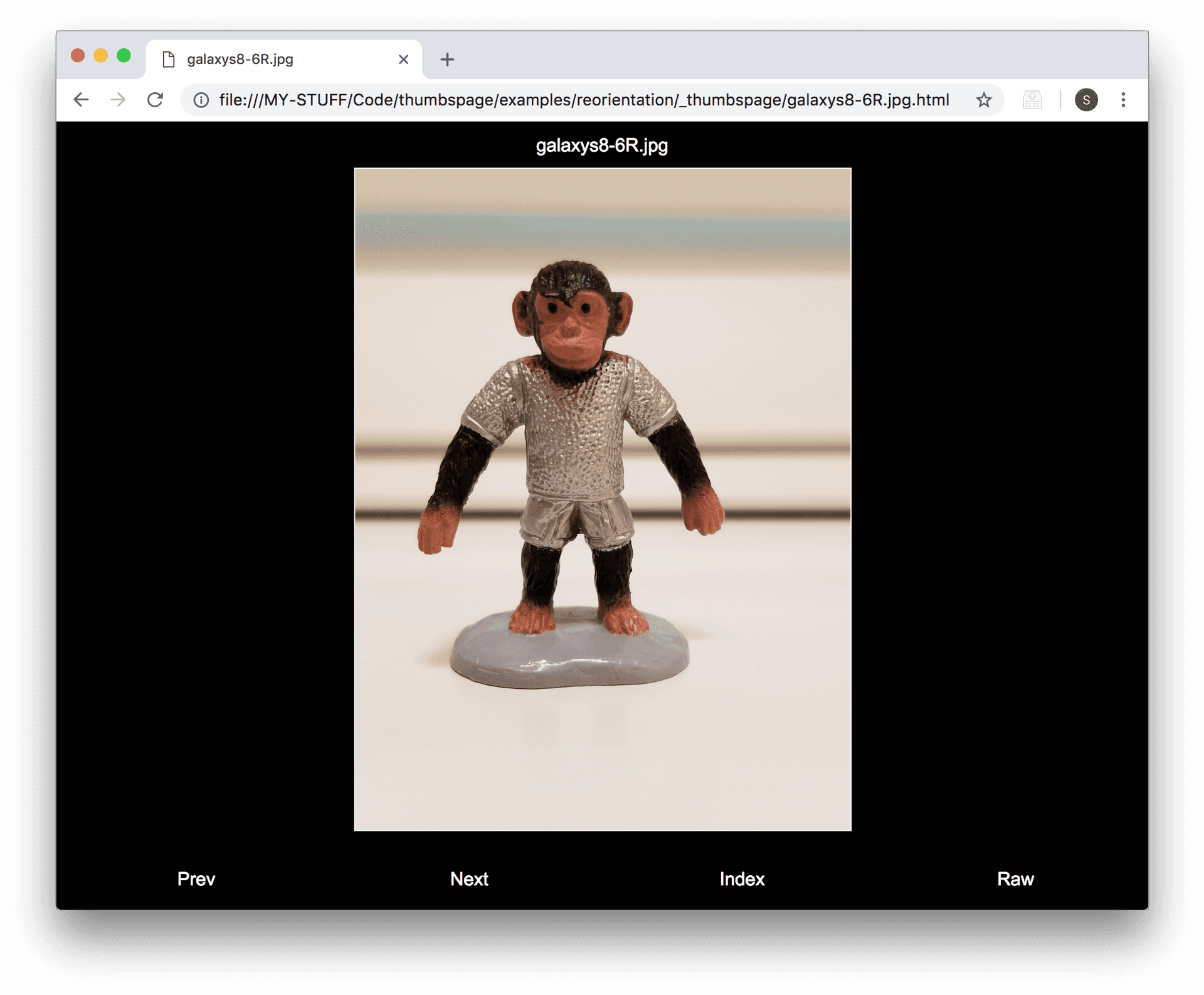 Monkey Astronaut Figurine PNG