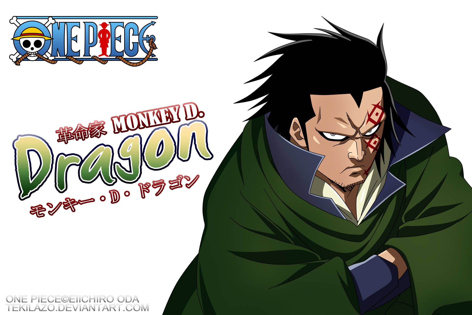 Monkey D Dragon One Piece Poster