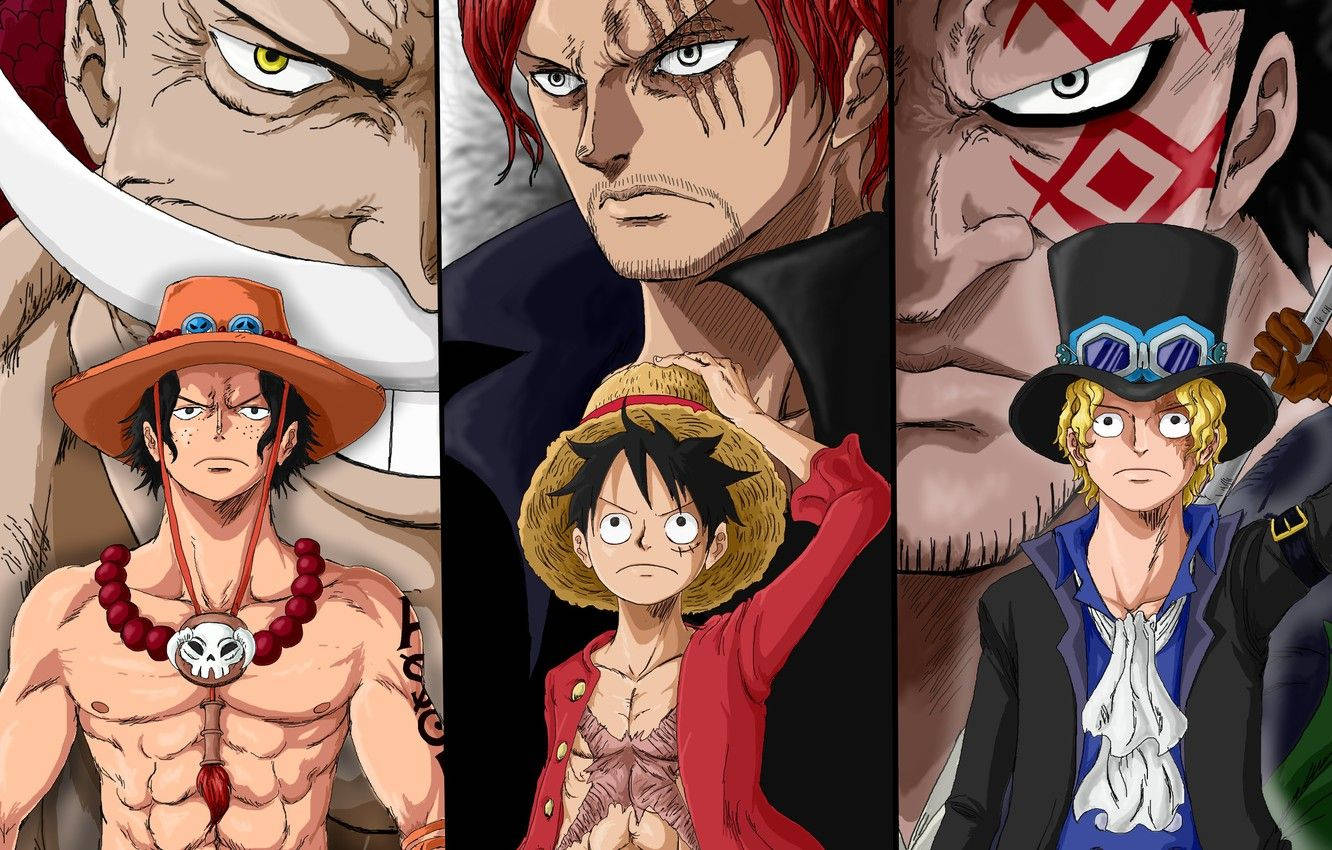 Download Monkey D Dragon And Sabo Wallpaper