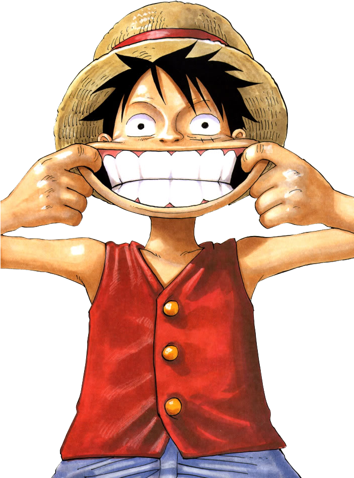 Monkey D Luffy Iconic Pose PNG