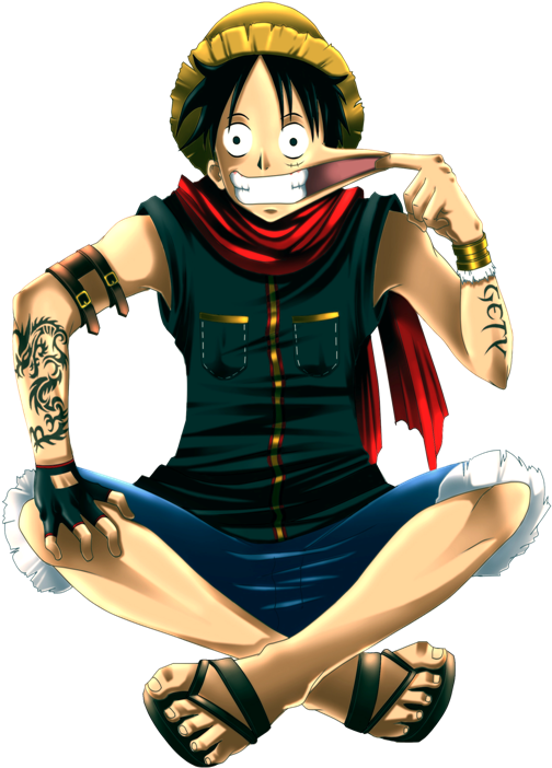 Monkey D Luffy One Piece Character PNG